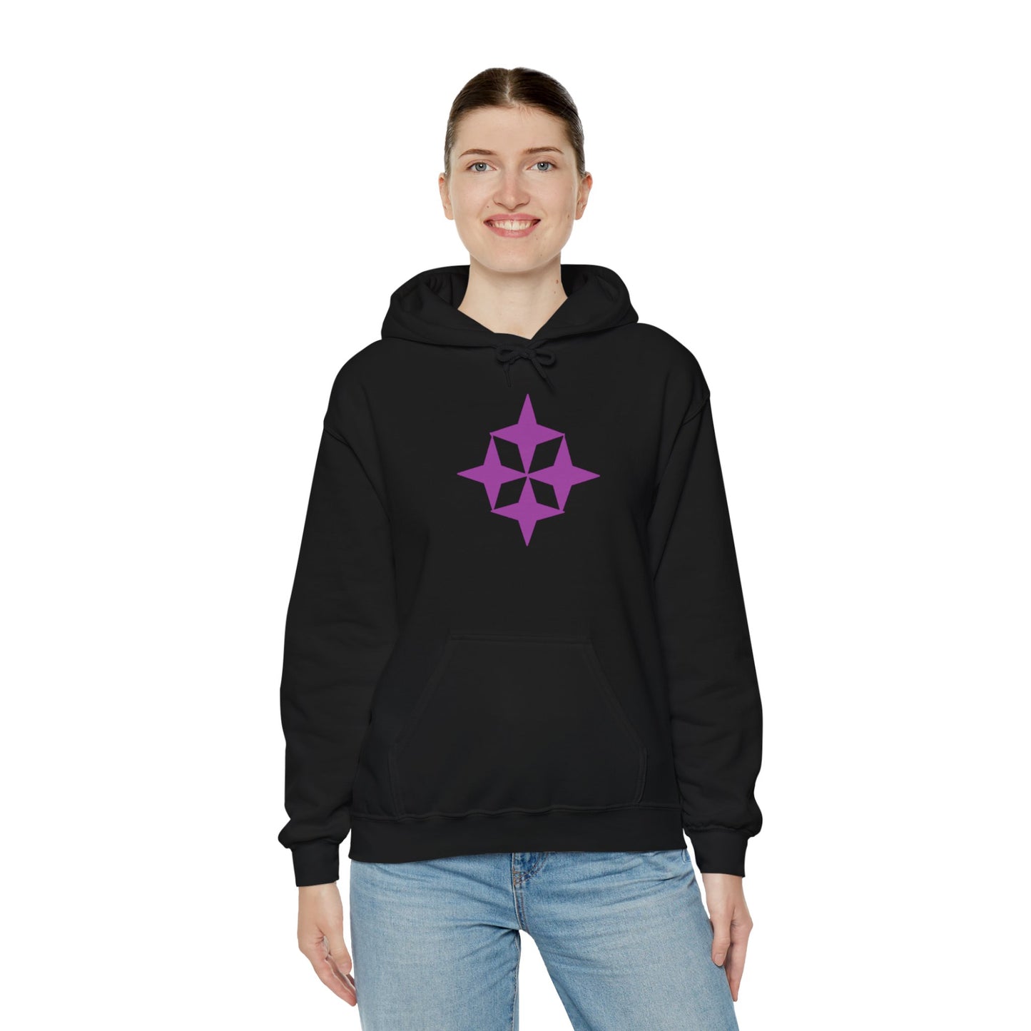 Hooded Sweatshirt - Mystical Starburst Design