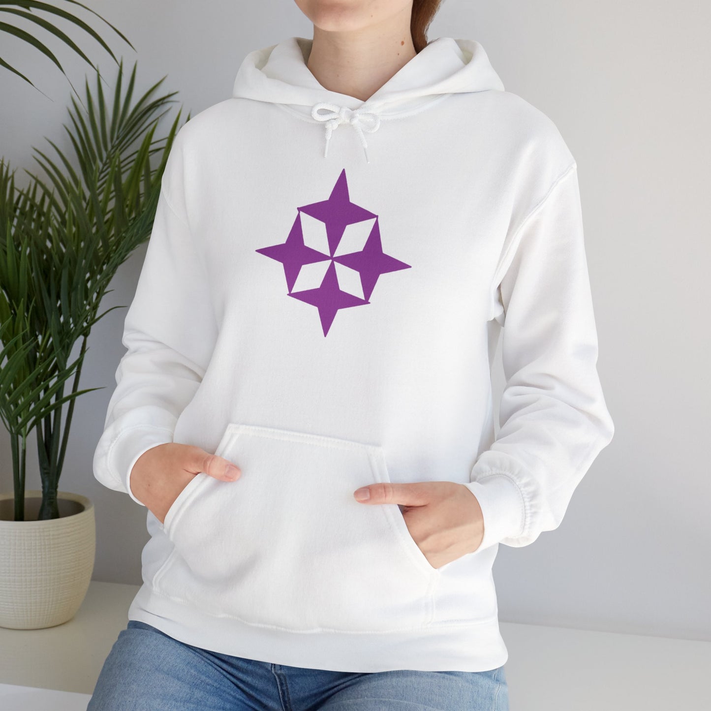 Hooded Sweatshirt - Mystical Starburst Design