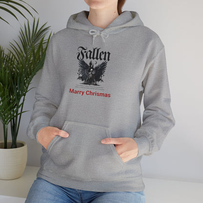 Hooded Sweatshirt MARRY CHERSTMAS Holiday Festive Design