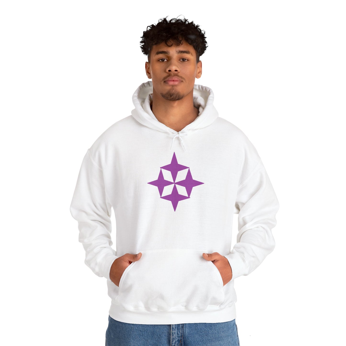 Hooded Sweatshirt - Mystical Starburst Design