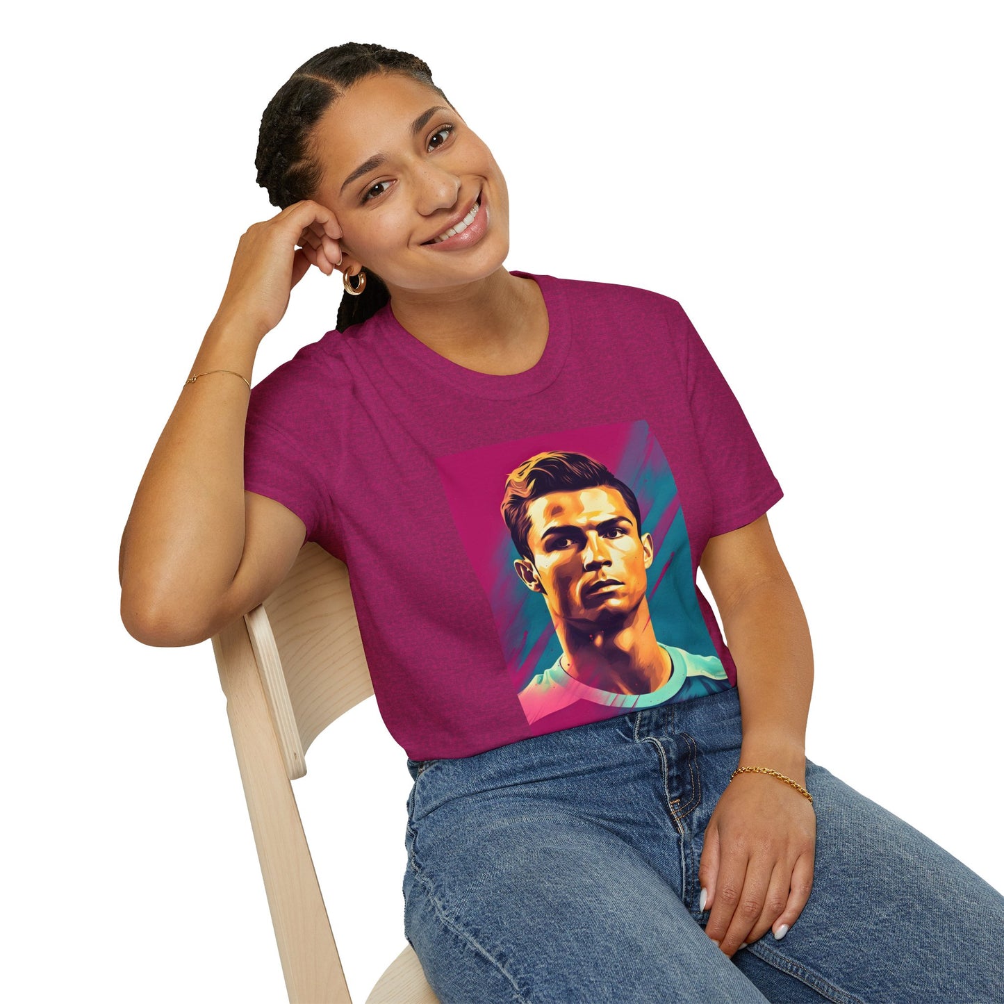 Soccer Ronaldo graphic design Unisex T-Shirt