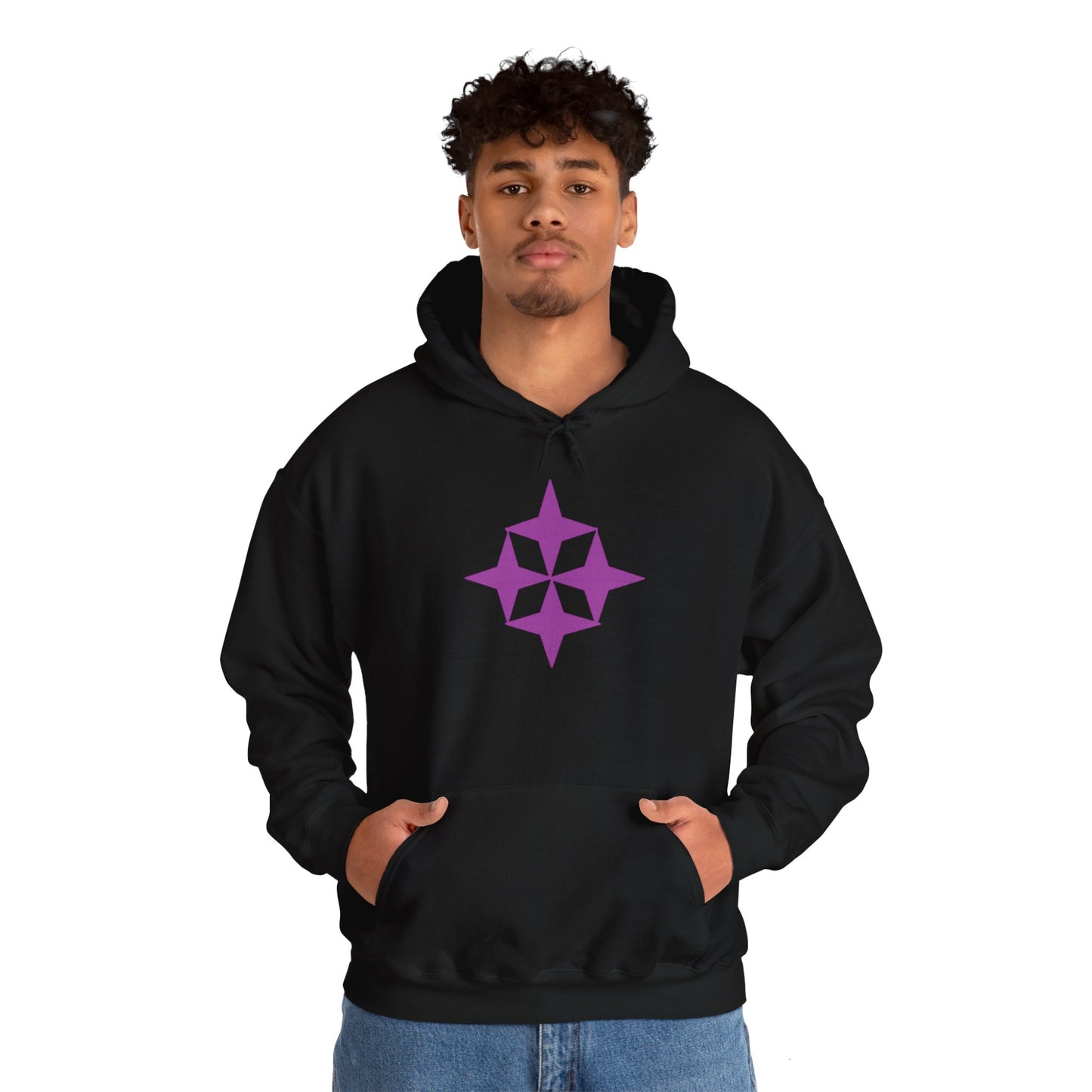 Hooded Sweatshirt - Mystical Starburst Design