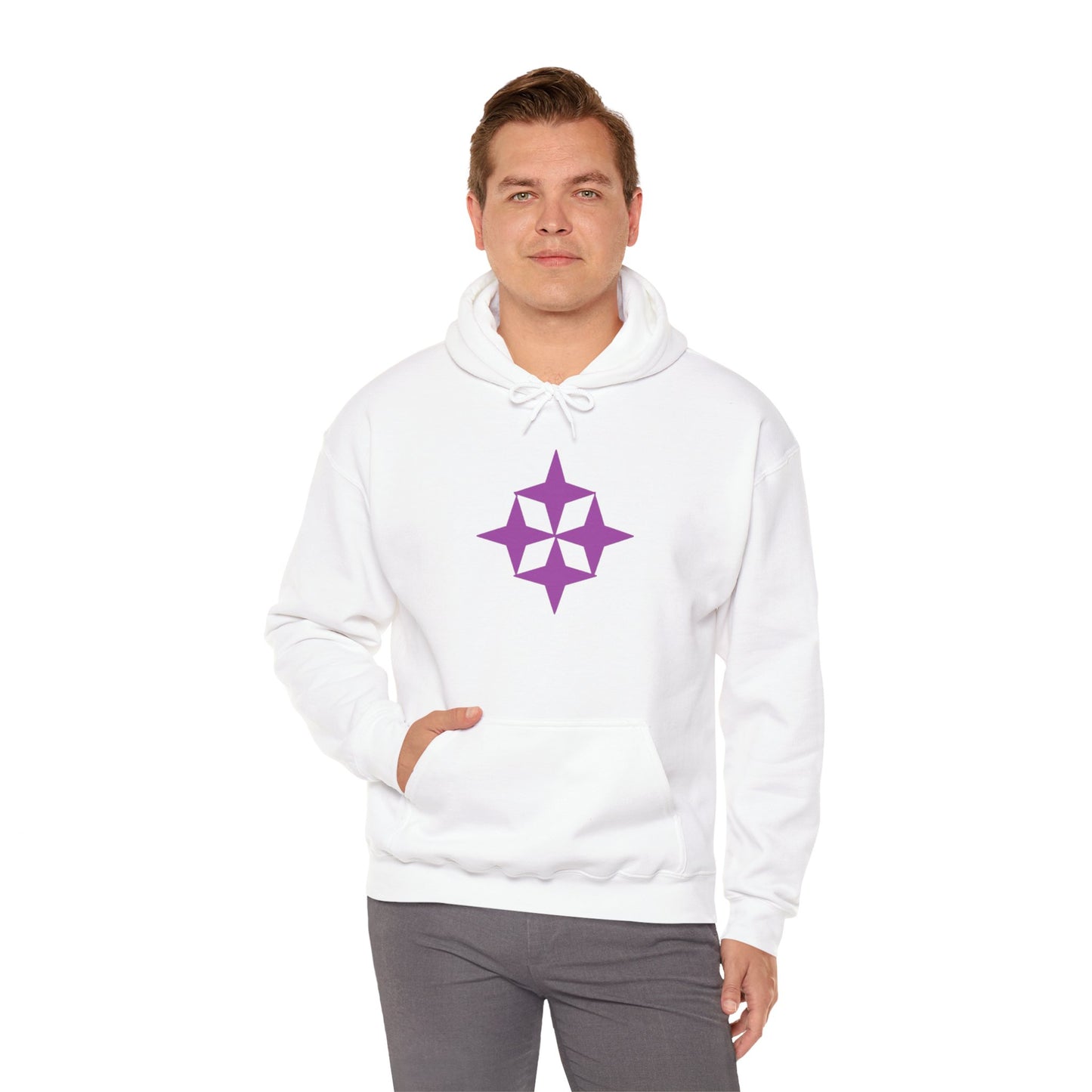 Hooded Sweatshirt - Mystical Starburst Design